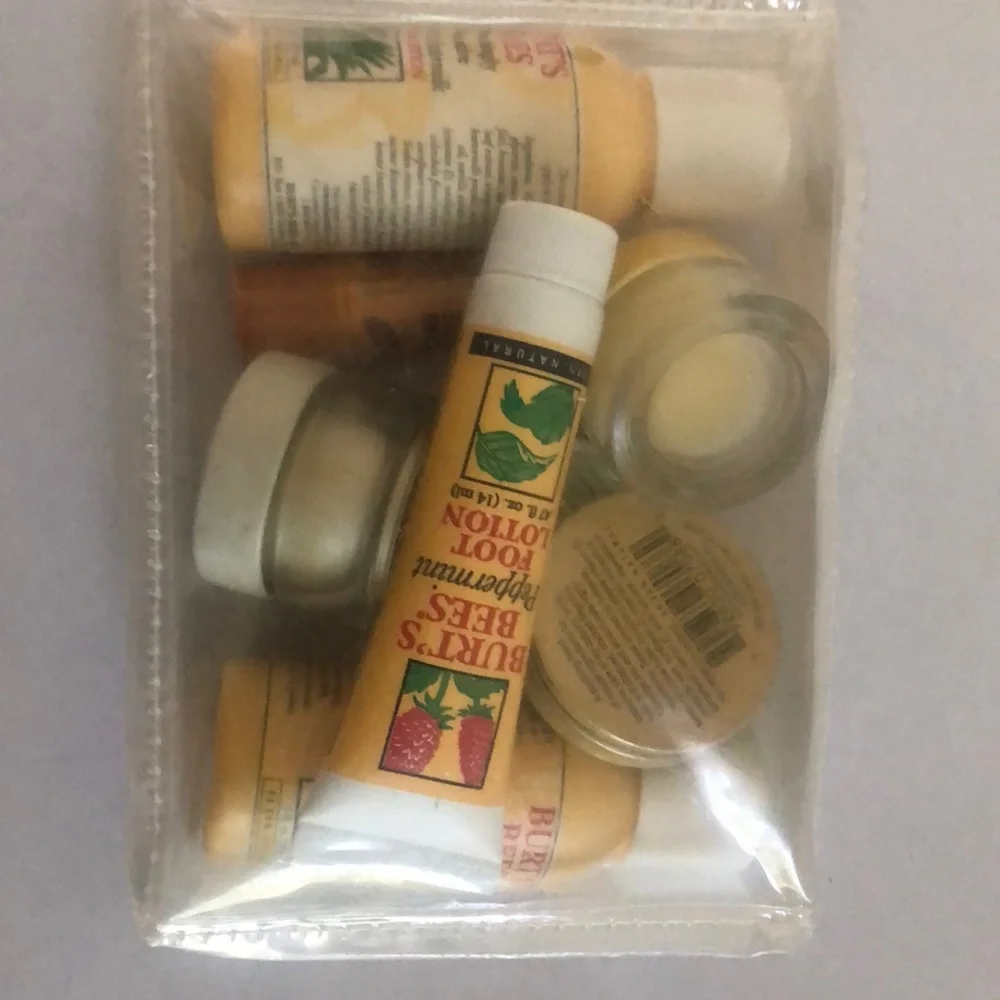 BURTS BEES 6p Body Foot Hand Cuticle Skin Care CLEAN BEAUTY